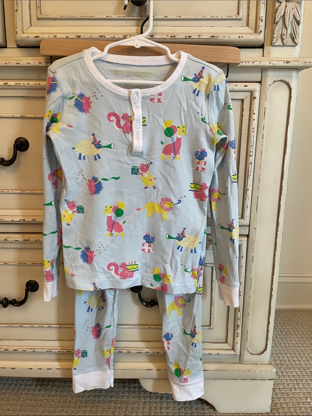 The Beaufort Bonnet Company Party Animal Print Pajama Set